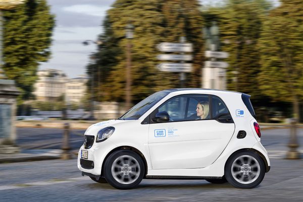 Car2Go va lancer 400 Smart électriques en autopartage à Paris