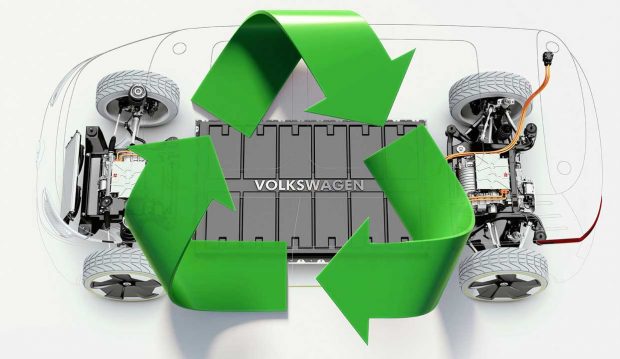 Voiture électrique : Volkswagen s’intéresse au recyclage des batteries