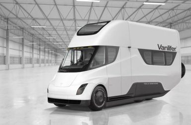 Ce camping-car électrique est basé sur le Tesla Semi