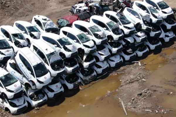 Aux Etats-Unis, Bolloré met à la casse des dizaines de Bluecar