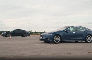Porsche Taycan vs Tesla Model S : le duel en accélération