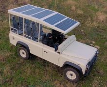 Un Land Rover Defender solaire pour la communauté Maasai