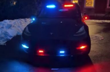Un Tesla Model Y pour la police de New York