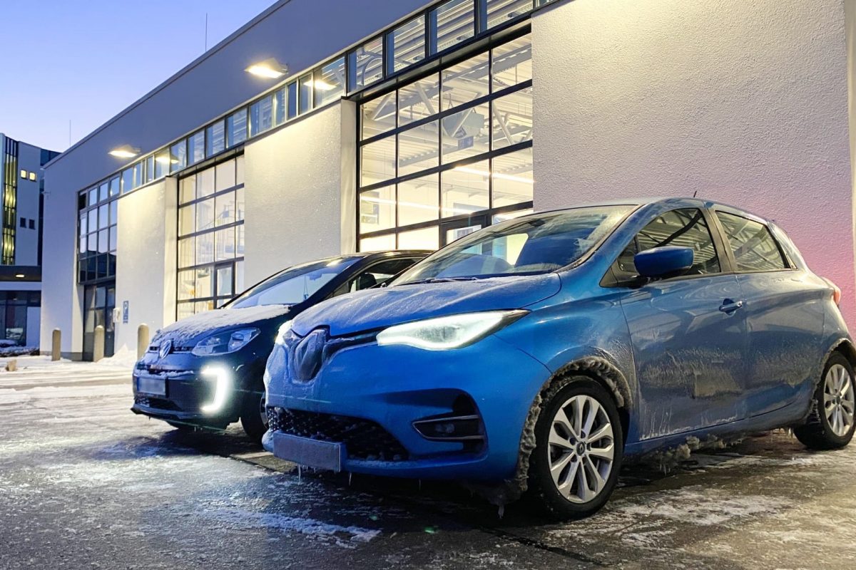 Renault ZOE et VW e-up en test grand froid par ADAC en 2021