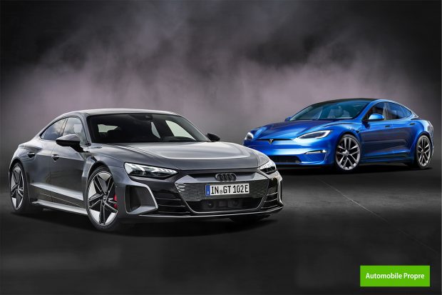 La nouvelle Audi e-Tron GT peut-elle affronter sereinement la Tesla Model S ?
