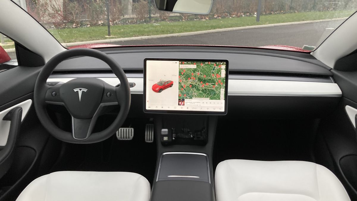 Intérieur Tesla Model 3 Performance 2021
