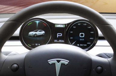 Des kits pour équiper sa Tesla Model 3 d’une instrumentation numérique