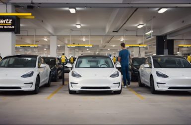 Les Tesla font augmenter la satisfaction des clients chez Hertz
