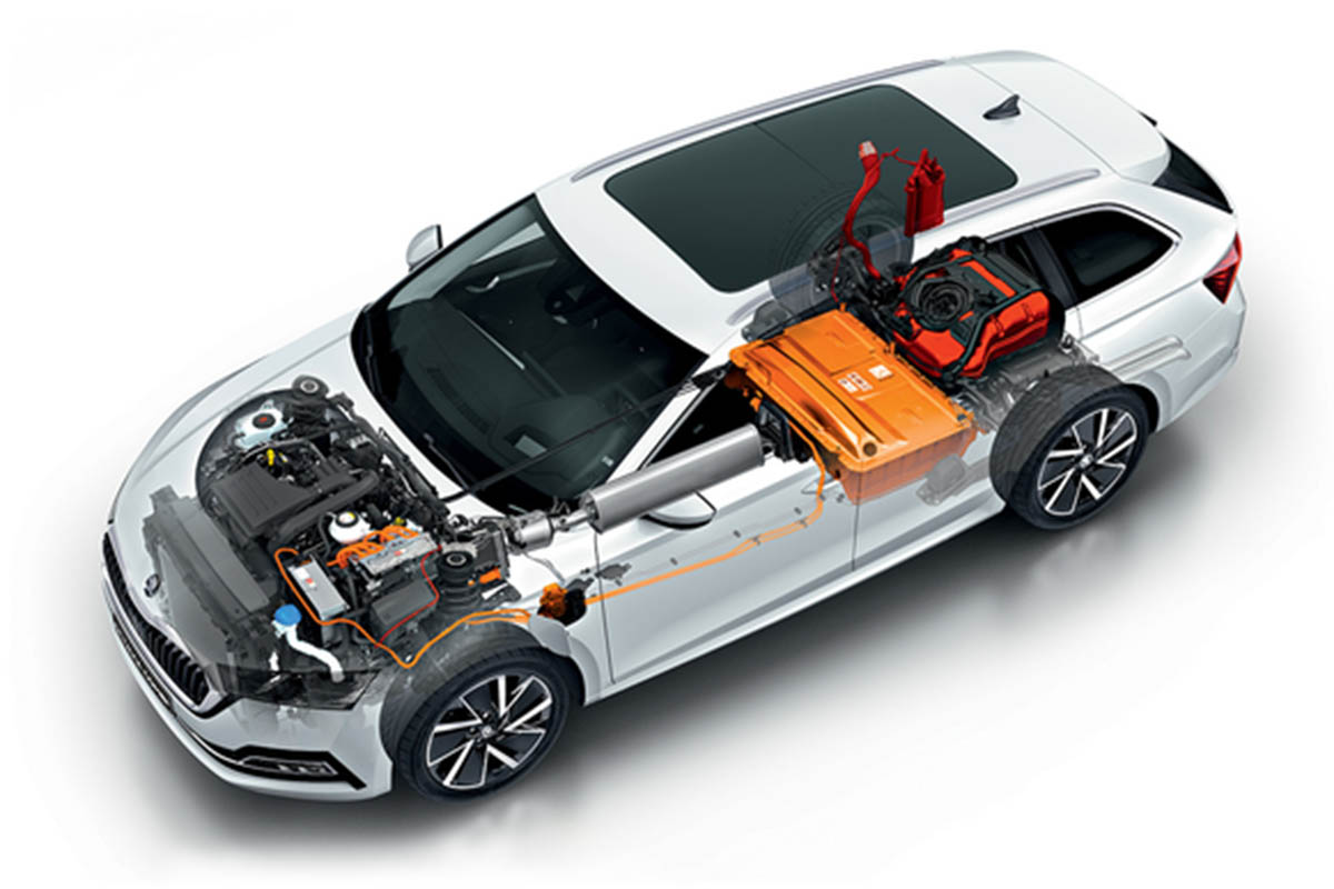 Skoda Octavia Combi hybride rechargeable les vraies mesures de