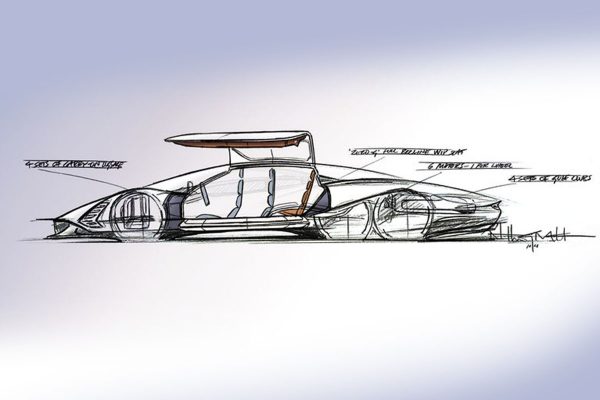 Deep Space : la délirante voiture électrique à six roues d’Hennessey