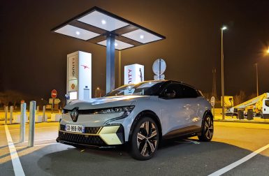 Essai Renault Megane e-Tech : les temps de recharge et de voyage issus de notre Supertest
