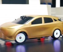 Le Nissan Ariya présente sa technologie e-4ORCE en version miniaturisée