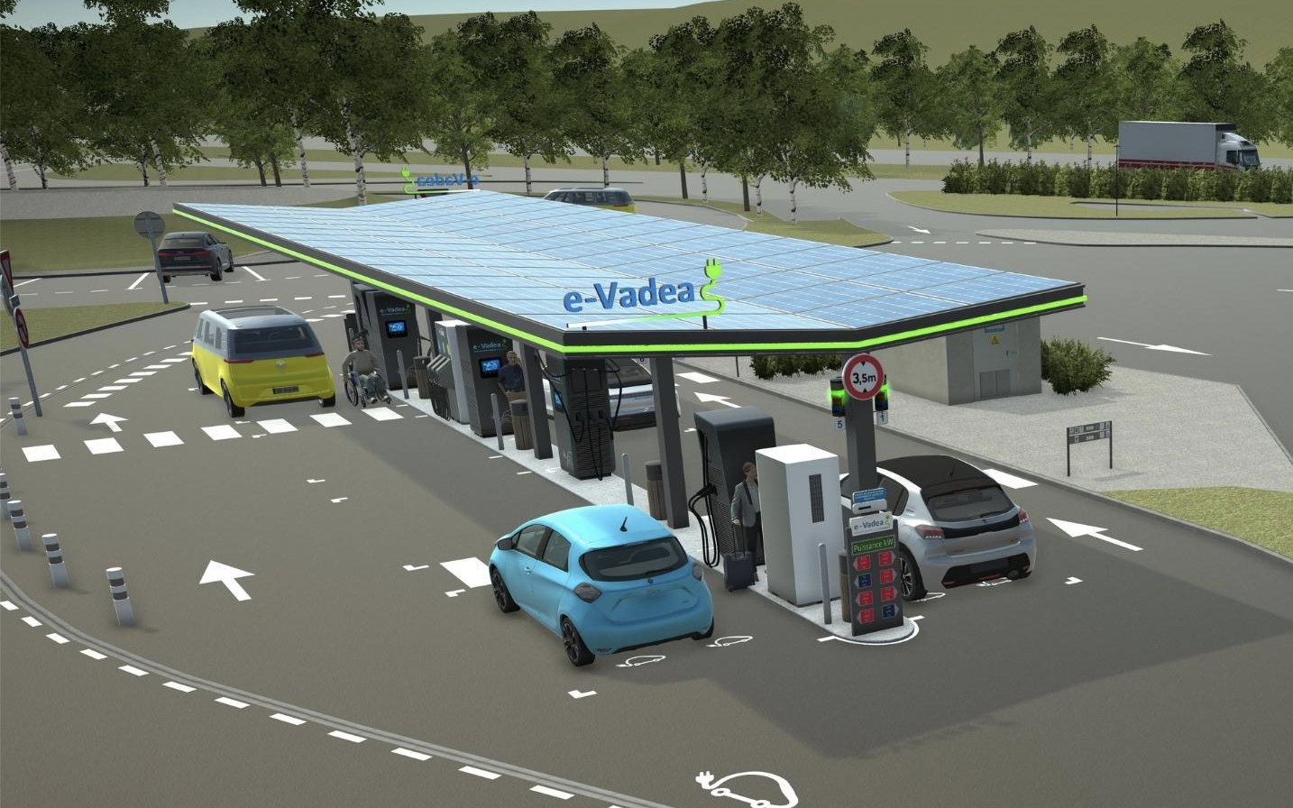 E-Vadea : nouveau réseau de recharge rapide en France