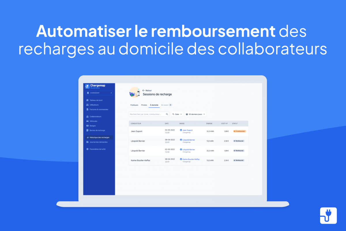Chargemap Business Supervision le nouvel outil des pros pour maîtriser le budget recharge