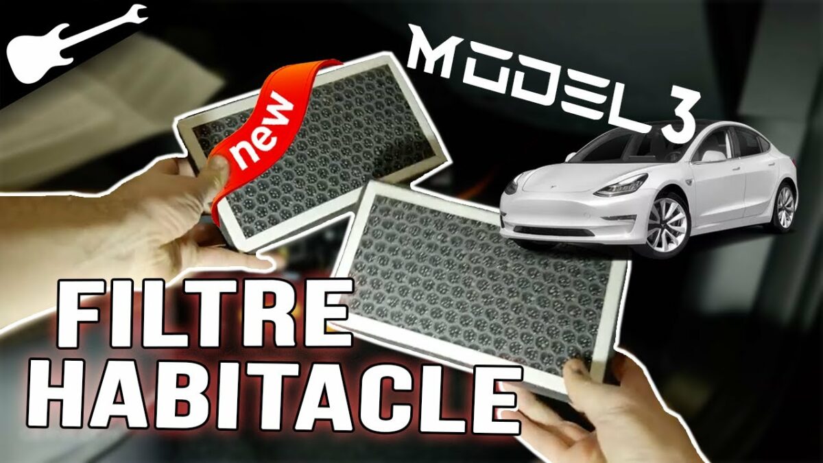 François GBRnR : changer soi-même le filtre d'habitacle de sa Tesla Model 3,  pas si compliqué et à faire tous les ans !