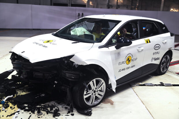 La MG 4 assure l’essentiel au crash-test Euro NCAP