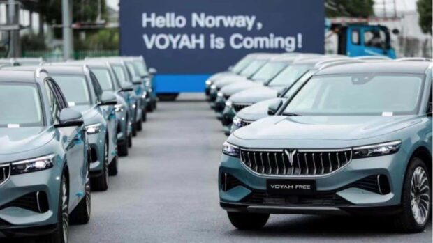Les premiers SUV électriques Voyah Free livrés en Norvège