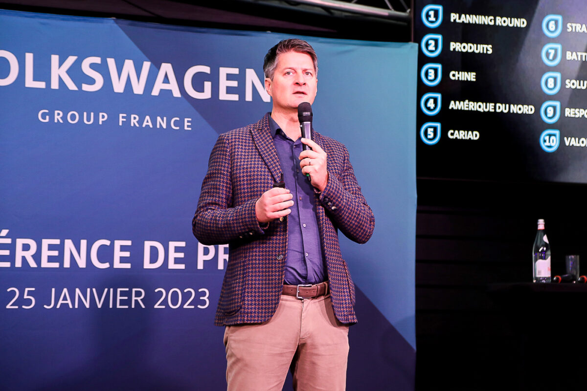 Xavier Chardon, CEO de Volkswagen Group France