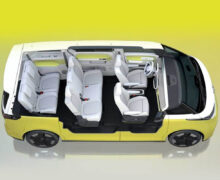 Volkswagen ID. Buzz : voici à quoi le van électrique aurait pu ressembler avec 7 places