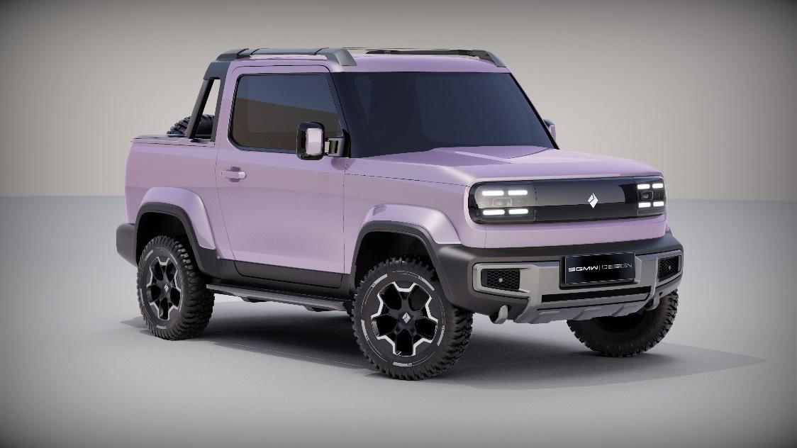 Le Baojun Yep aura aussi des version pick-up et cabriolet