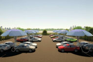 Bientôt des arbres solaires pour recharger les voitures électriques au Royaume-Uni