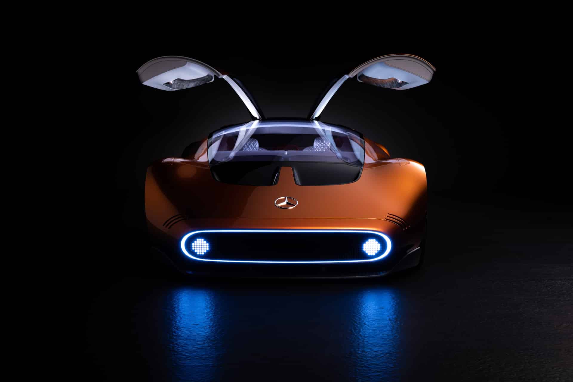 Ancienne miniature de Norev Mercedes C 111 ref.N°172 plastigam an