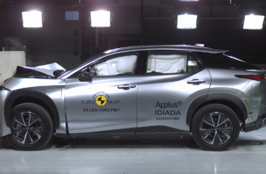 Lexus RZ électrique : 5 étoiles au crash-test Euro NCAP, avec un petit bémol
