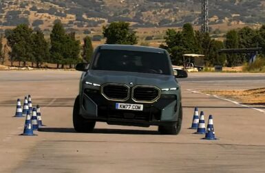 L’énorme BMW XM hybride rechargeable en difficulté au test de l’élan