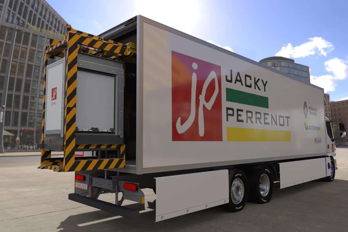 Camion électrique Renault Trucks E-Tech D Wide pour Jacky Perrenot