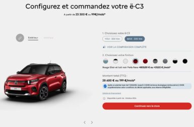 Avec la C3 électrique, Citroën veut simplifier la commande en ligne