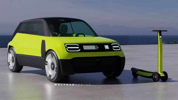 Cette Panda électrique imaginée par un designer sera-t-elle plus belle que celle conçue par Fiat ?