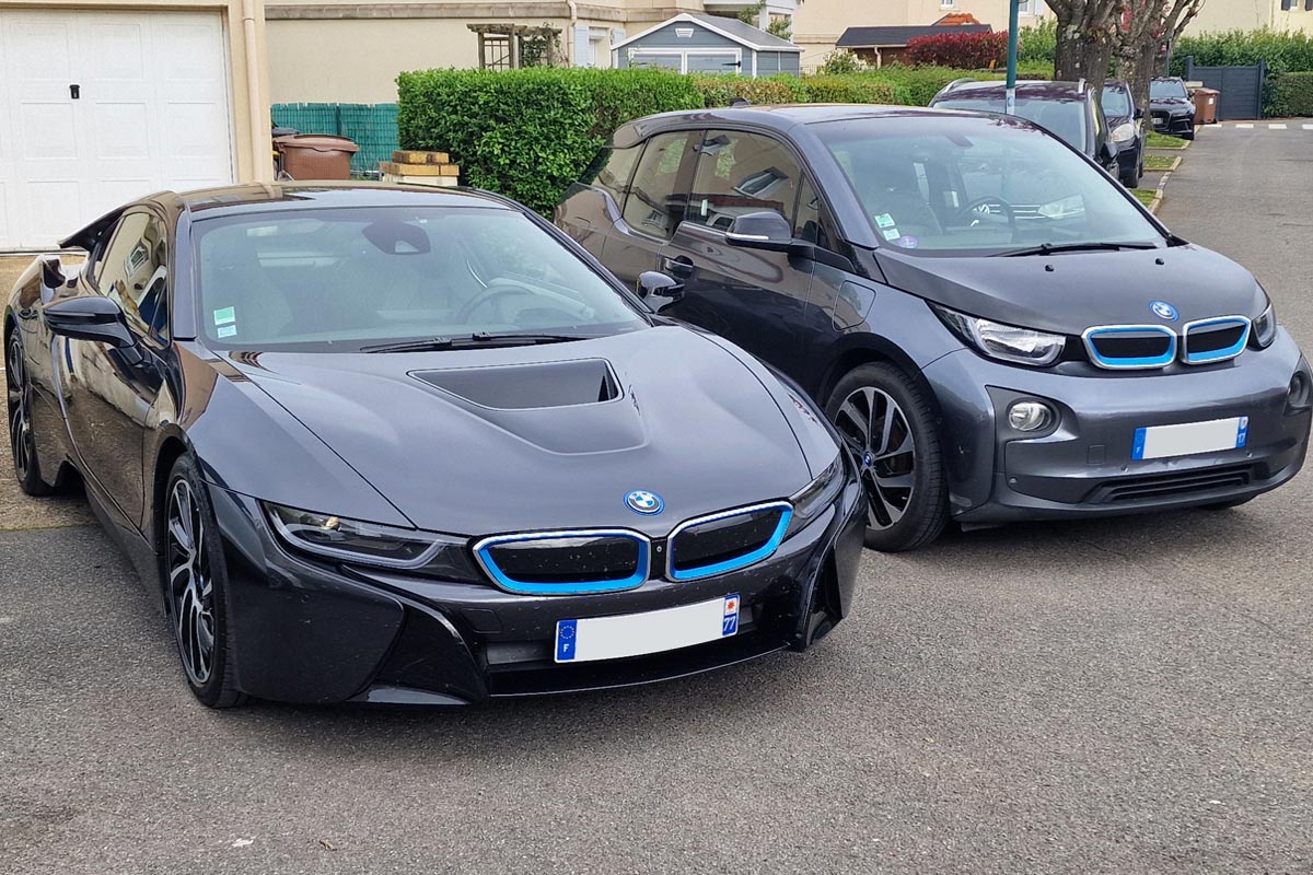 Les BMW i8 et i3 d'Emmanuel