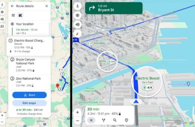 Google Maps : des améliorations qui vont intéresser les conducteurs de voitures électriques