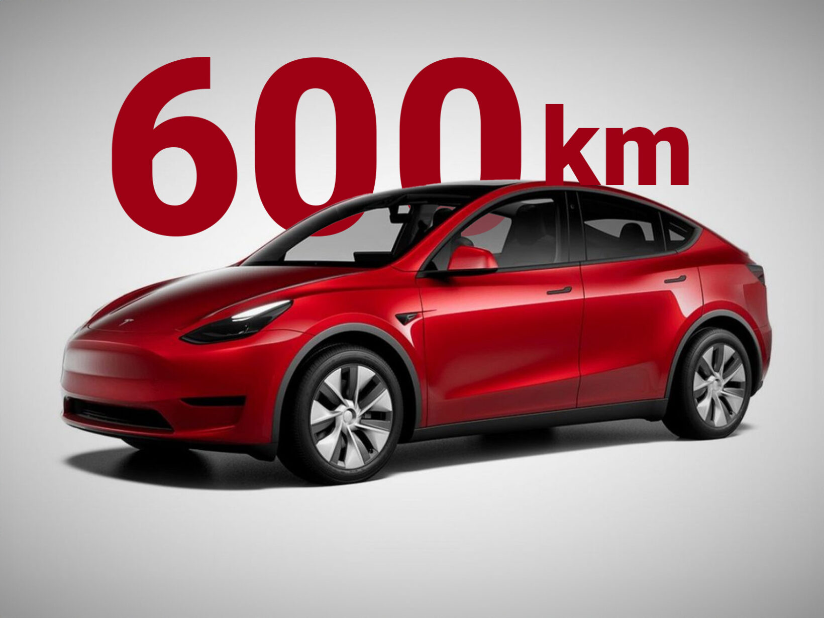 Le Tesla Model Y Grande Autonomie propulsion affiche 600 km d'autonomie WLTP