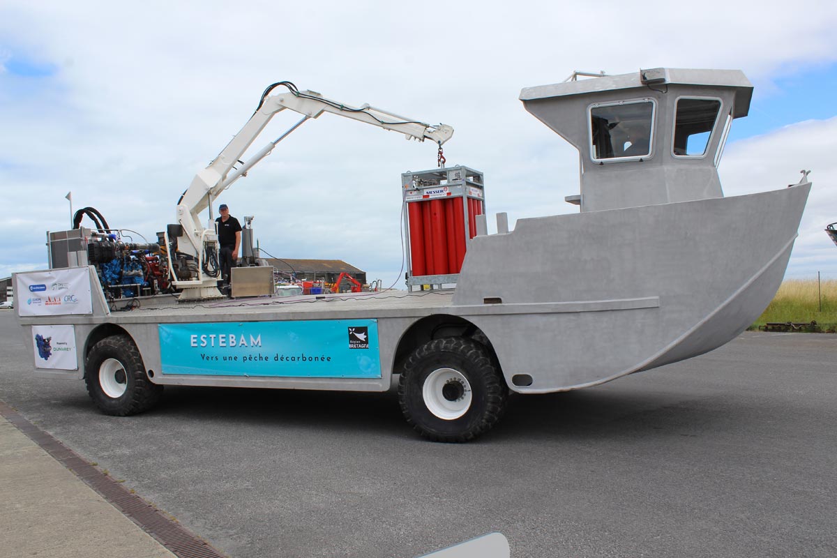 Projet Estebam : Barge mytilicole rétrofitée à l'hydrogène thermique