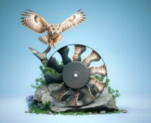 Ce ventilateur pour véhicules électriques est inspiré par le hibou