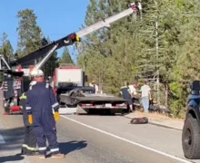 Un Tesla Semi prend feu sur une autoroute