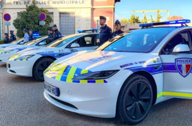 Interview : la police de Mandelieu reçoit des Tesla Model 3, la ville nous explique son choix