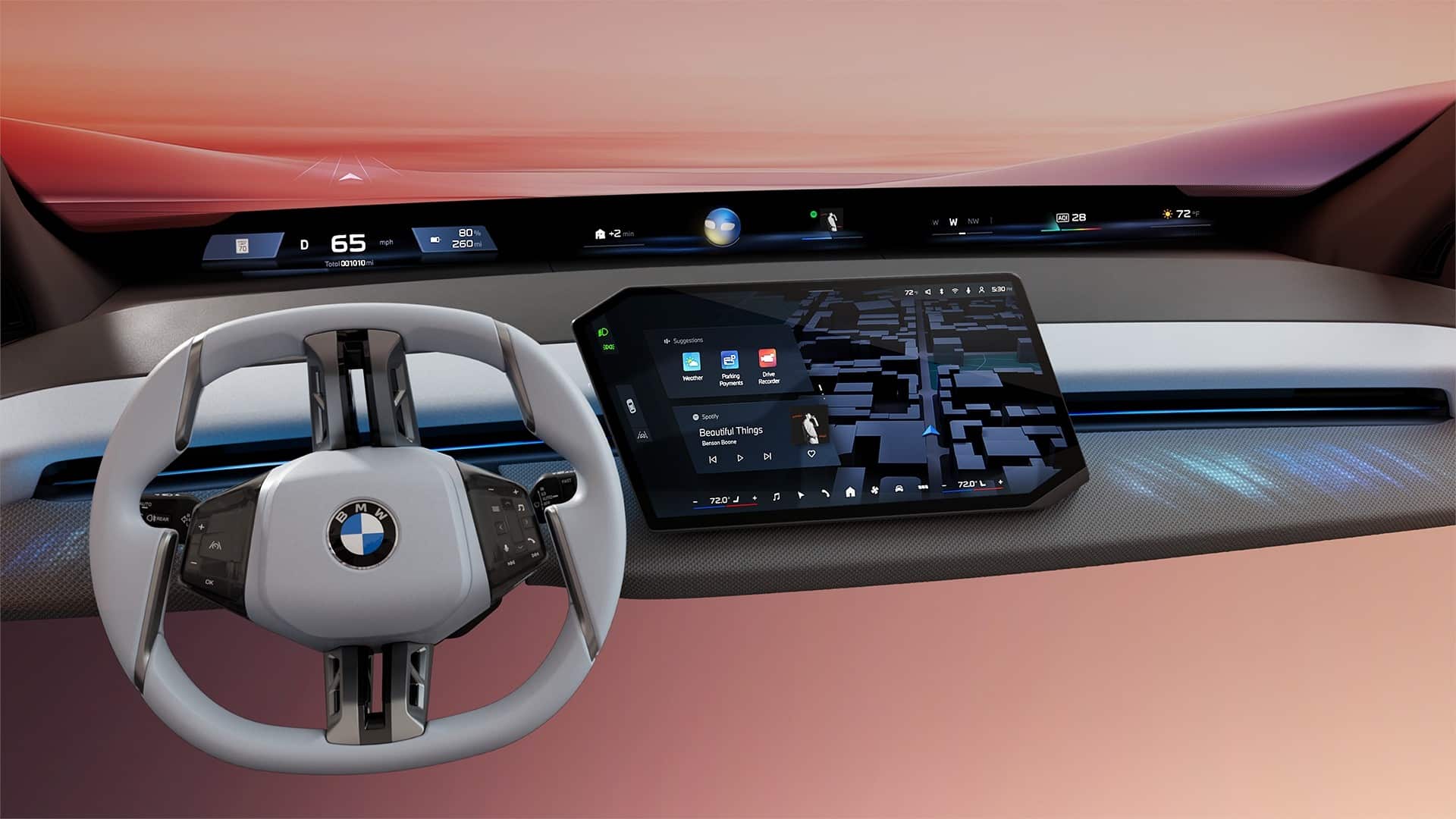 CES 2025 BMW dévoile le cockpit de ses futures voitures électriques