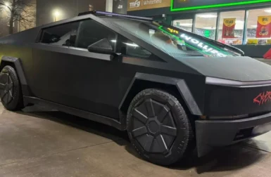 Au Royaume-Uni, ce Tesla Cybertruck a été saisi par la police