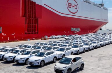 BYD possède maintenant le plus gros navire de transport d’automobiles du monde