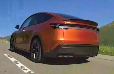 Vidéo – Le nouveau Tesla Model Y Performance aperçu sans camouflage ?