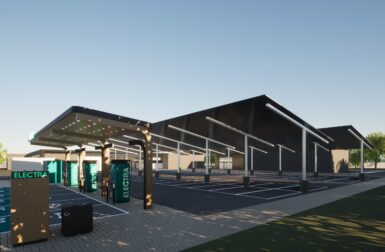 Electra présente la première station pour recharger une voiture électrique grâce à l’énergie solaire
