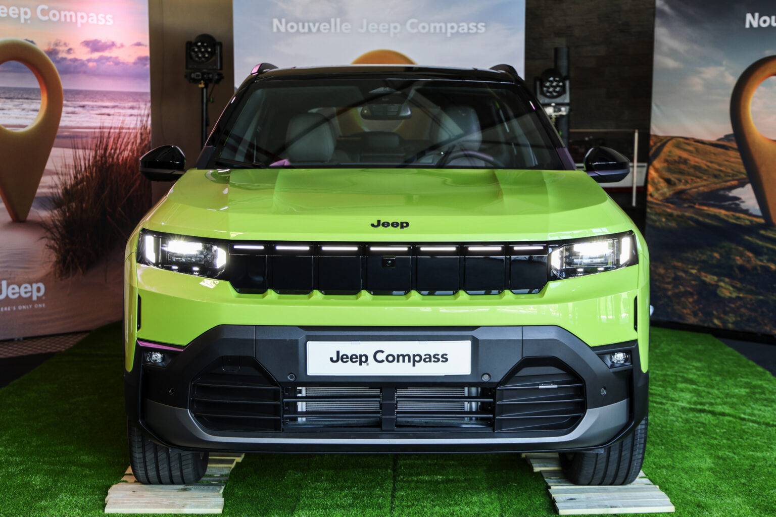 Design du Jeep Compass électrique