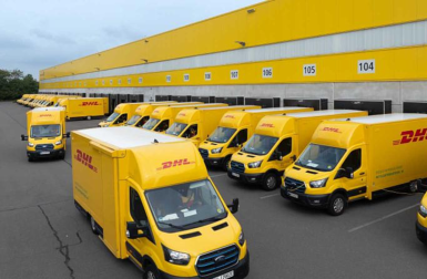 DHL étend sa flotte électrique avec 2400 fourgons Ford supplémentaires