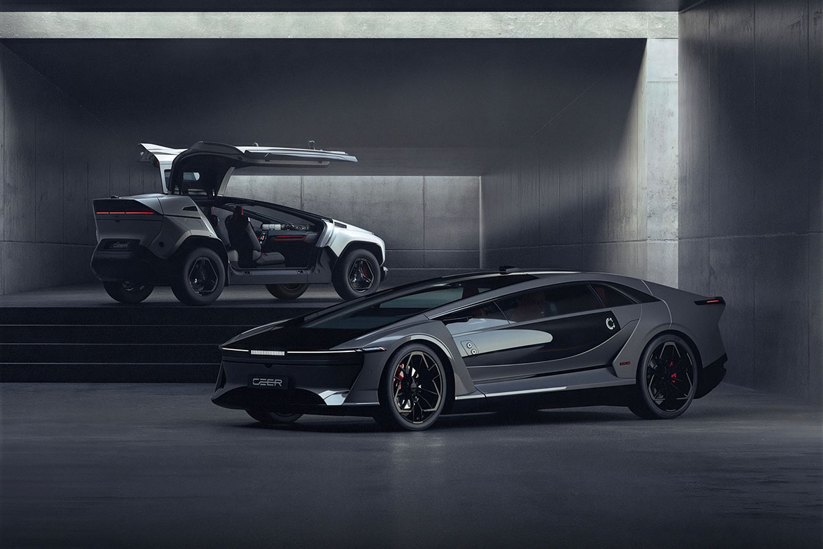 Ceer Exobot : l’Arabie saoudite lance sa marque automobile avec deux voitures électriques qui ne passent pas inaperçues