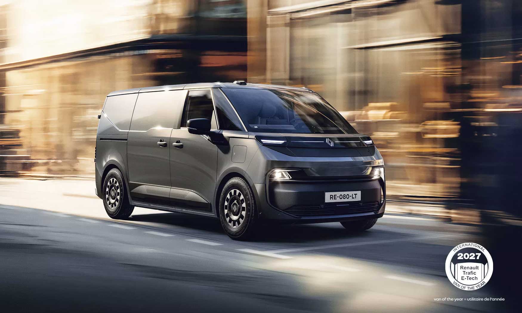 À peine présenté, déjà récompensé… le nouveau Renault Trafic électrique élu utilitaire de l’année 2027