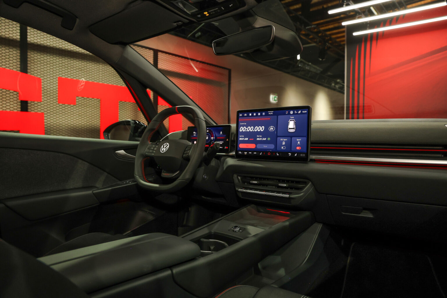 À bord de la Volkswagen ID.3 GTI